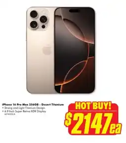 The Good Guys iPhone 16 Pro Max offer