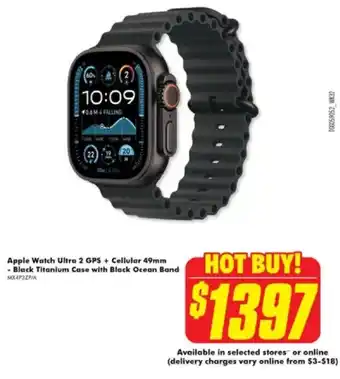 The Good Guys Apple Watch Ultra 2 GPS + Cellular 49mm offer