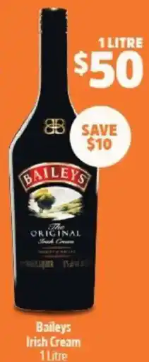 BWS Baileys Irish Cream offer