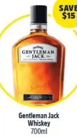 BWS Gentleman Jack Whiskey offer