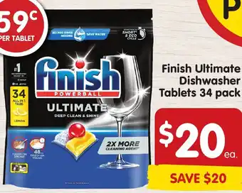 Spar Finish Ultimate Dishwasher Tablets offer