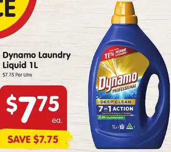 Spar Dynamo Laundry Liquid offer