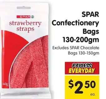 Spar Spar  confectionery straps bags offer