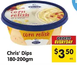 Spar Chris' Dips offer