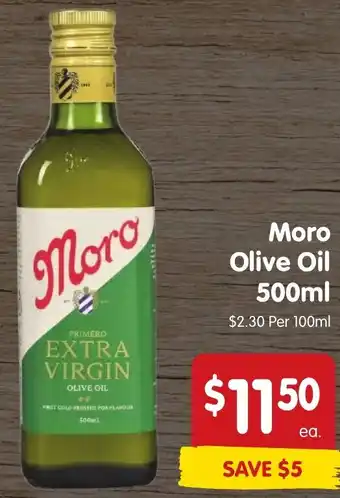 Spar Moro Olive Oil offer