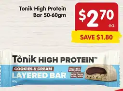 Spar Tonik high protein bar offer