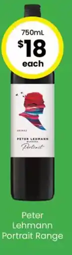 The Bottle O Peter Lehmann Portrait Range offer