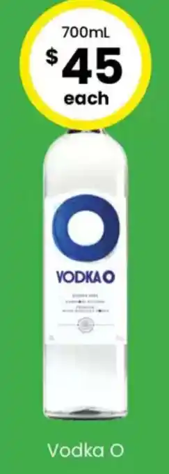 The Bottle O Vodka O offer