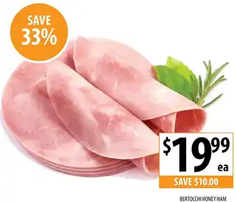 Supabarn Bertocchi honey ham offer