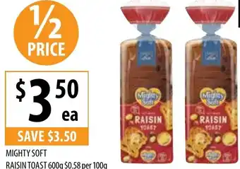 Supabarn Mighty saft raisin offer