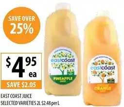 Supabarn East coast juice offer