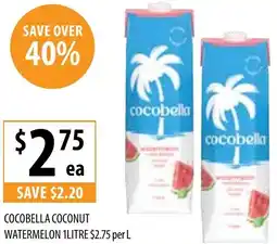 Supabarn Cocobella coconut watermelon offer