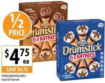 Supabarn Peters drumstick mini's offer