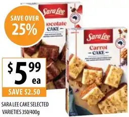 Supabarn Sara lee cake offer