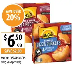 Supabarn Mccain pizza pockets offer