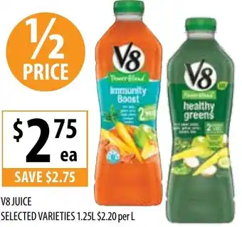 Supabarn V8 juice offer