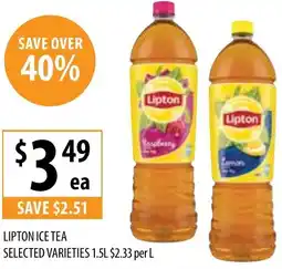 Supabarn Lipton ice tea offer