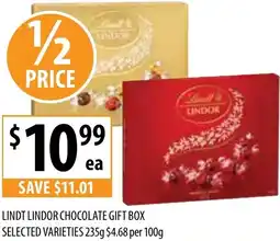 Supabarn Lindt lindor chocolate gift box offer