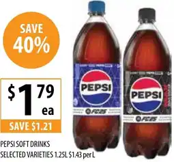 Supabarn Pepsi soft drinks offer