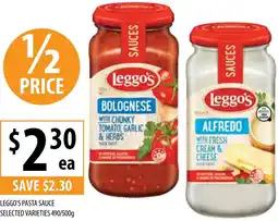 Supabarn Leggo's pasta sauce offer