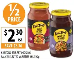 Supabarn Kantong stir fry cooking offer