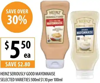 Supabarn Heinz seriously good mayonnaise offer