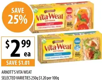 Supabarn Arnott's vita weat offer