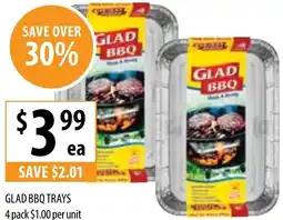 Supabarn Glad bbq trays offer