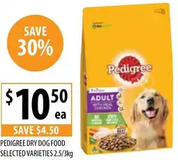 Supabarn Pedigree dry dog food offer