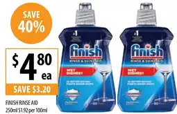 Supabarn Finish rinse aid offer