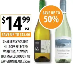 Chalkers crossing hilltops