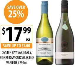 Supabarn Oyster bay varietals pierre damour offer