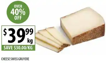 Supabarn Cheese swiss gruyere offer