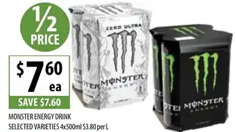 Supabarn Monster energy drink offer