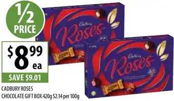 Supabarn Cadbury roses offer