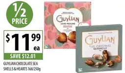 Supabarn Guylian chocolate sea shells & hearts offer