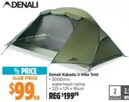 Anaconda Denali Kakadu II Hike Tent offer