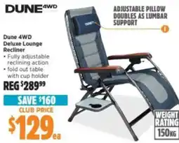 Anaconda Deluxe Lounge Recliner offer