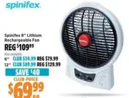 Anaconda Spinifex 8" Lithium Rechargeable Fan offer