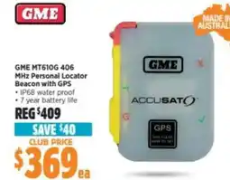 Anaconda GME MT610G 406 MHz Personal Locator Beacon with GPS offer