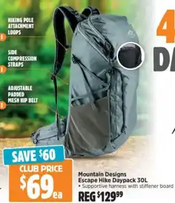 Anaconda Escape Hike Daypack 30L offer