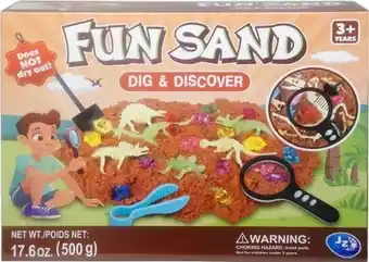 Toymate Fun Sand Dig & Discover - Dinos & Gems offer