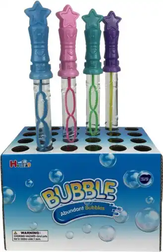 Toymate 118ml Star Bubble Wand - Assorted offer