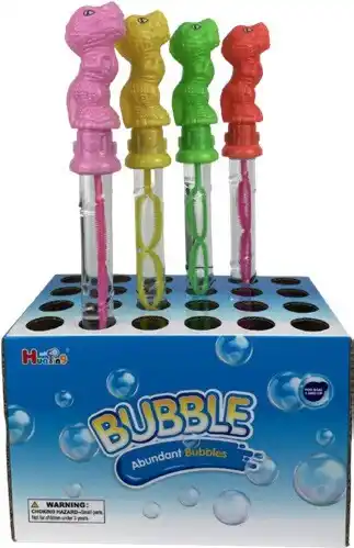 Toymate 118ml Dino Bubble Wand - Assorted offer