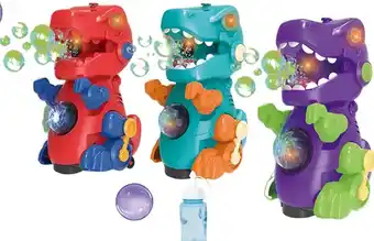 Toymate Dino Bubble Machine With Light & Sound - Assorted offer