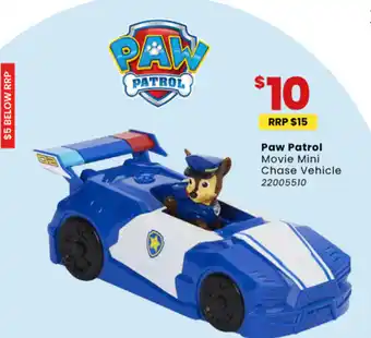 Toymate Paw Patrol Movie Mini Chase Vehicle offer