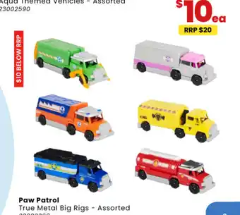 Toymate Paw Patrol True Metal Big Rigs offer