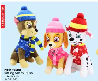 Toymate Paw Patrol Sitting 50cm Plush offer