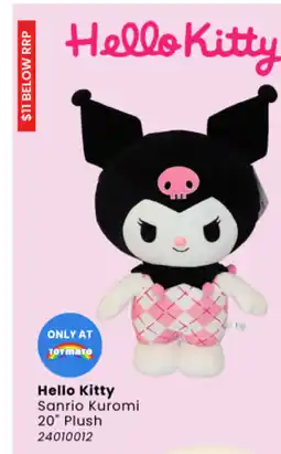 Toymate Hello Kitty Sanrio Kuromi 20" Plush offer