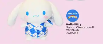 Toymate Hello Kitty Sanrio Cinnamoroll 20" Plush offer